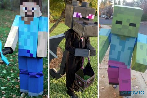 How To Make A Minecraft Costume Steve Creeper And More