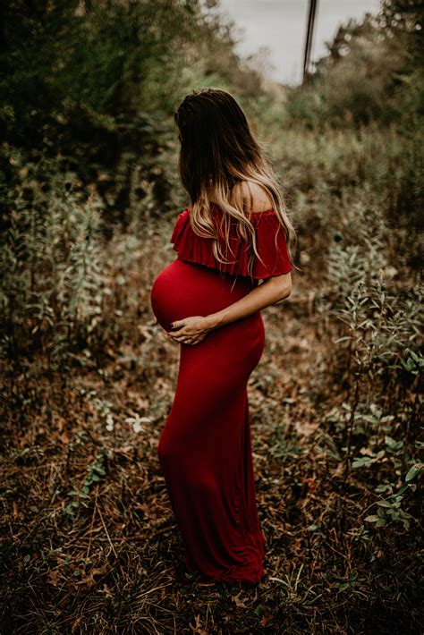 Pin By Madison Olivia On Maternity Photoshoot In The Woods Red Black