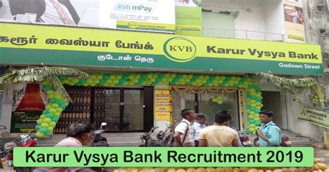 Welcome to the official account of karur vysya bank. KVB Recruitment 2021 - Apply Online Fresher & Experienced ...