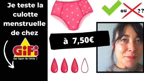 Avis Sur La Culotte Menstruelle I à 7€50 La Culotte De Règle Pas Cher Flux Abondant Youtube