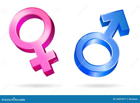 Male Female Gender Symbols Stock Image Image 14227071