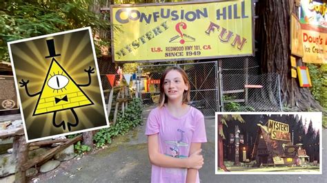 Gravity Falls Fan Visits Real Life Mystery Shack — Confusion Hill Youtube