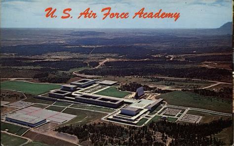 Aerial View Of Us Air Force Academy Colorado Springs Co