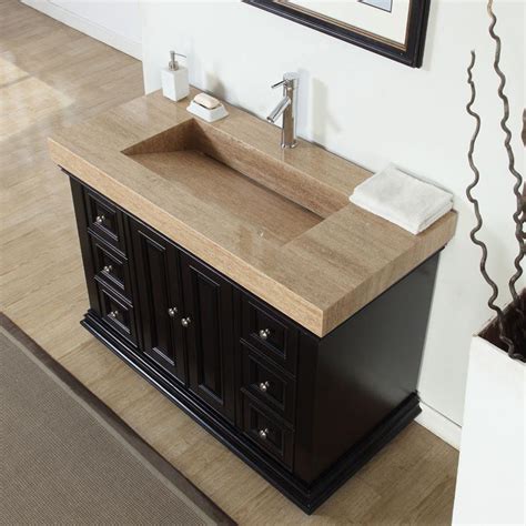 Silkroad 48 Modern Single Sink Bathroom Vanity Tuscan Basins