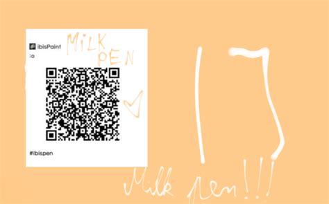 Milk Pen Brush Qr Code Ibispaint