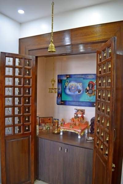 10 Simple And Latest Pooja Room Designs In Wood Styles At Life