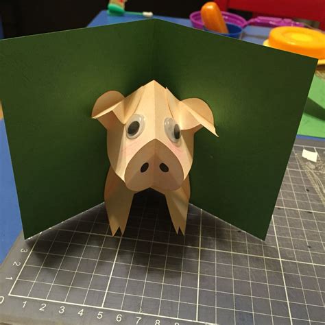 Mountain folds look like the top of a mountain, and valley folds look like the bottom of a v — like a valley. 3D card | Making greeting cards, Paper crafts, Crafts