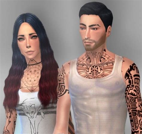 Onelama Random Tattos Set 3 Sims 4 Downloads Sims 4 Tattoos Sims