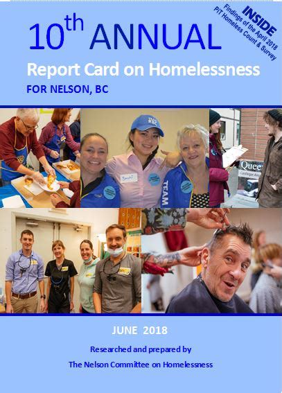 10th Annual Report Card On Homelessness In Nelson Nelson Cares Society