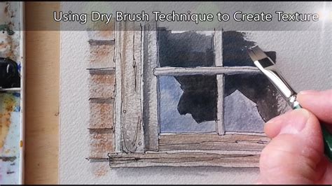 Dry Brush Tutorial For Creating Texture In Watercolor Easy To Follow