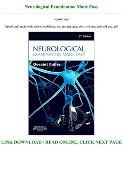Ebook Reading Neurological Examination Made Easy Full Acces