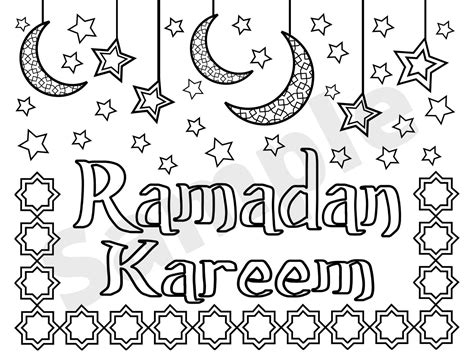Printable Ramadan Coloring Printable Templates