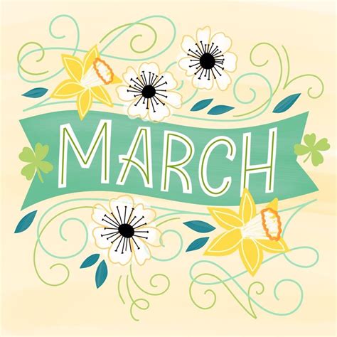 Hello, March — LETTERS ARE LOVELY | Hello march, Happy birthday month, March month