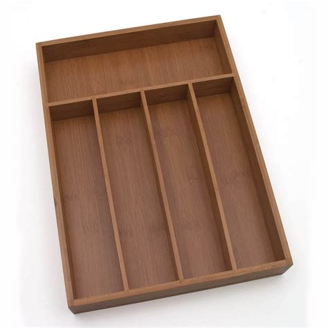 Style Selections 14 In X 10 14 In Bamboo Multi Use Insert Drawer