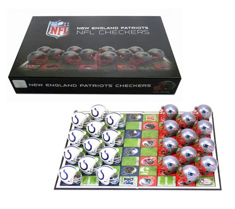 New England Patriots Checker Set Detroit Game Gear