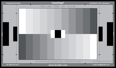 Gray Scale Test Charts