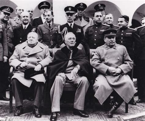 Associated Press Yalta Conference The Big Three 1945 Catawiki