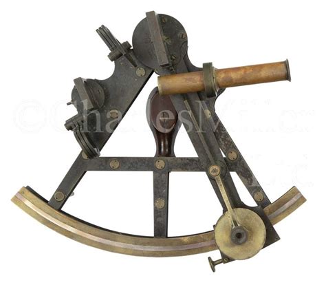 lot 210 an 8in radius double framed sextant by