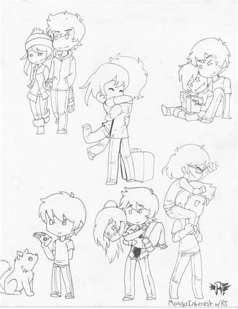 Manga Interest | Chibi couple, Drawing poses, Drawings