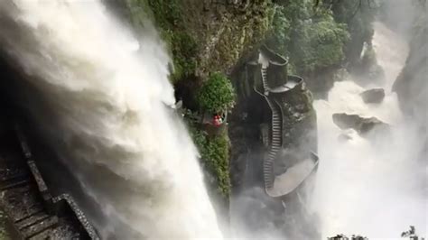 Massive Waterfall Staircase In Ecuador Youtube