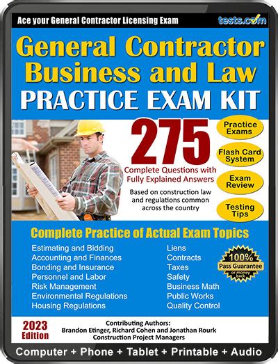 General Contractors Practice Test