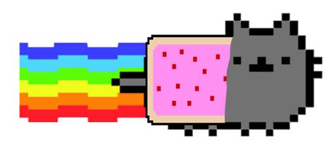 Rainbowtrail Rainbow Nyancat Nyan Sticker By Myrelagirly4