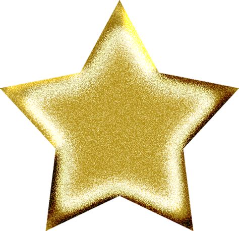 Glitter Gold Star Clipart Clip Art Library