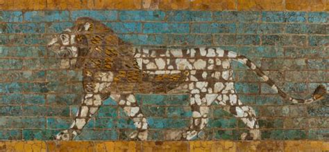 Striding Lion Babylon Processional Avenue North Of The Ishtar Gate Neo