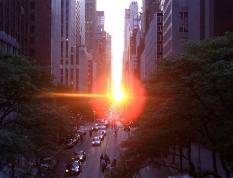 Another Manhattanhenge Picture View Large And On Black So Flickr