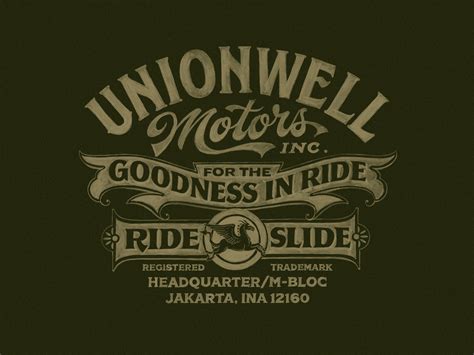 Unionwell Lettering By Ilham Herry On Dribbble