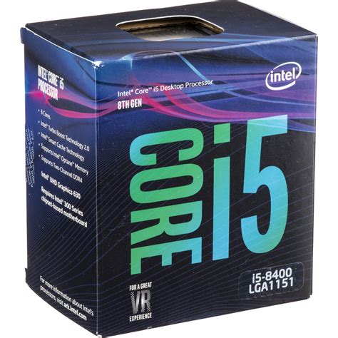 Intel has traditionally been grouping core i5 processors into generations based on the microarchitecture they are based on with 1st generation. Intel Core i5-8400 2.8 GHz 6-Core LGA 1151 Processor