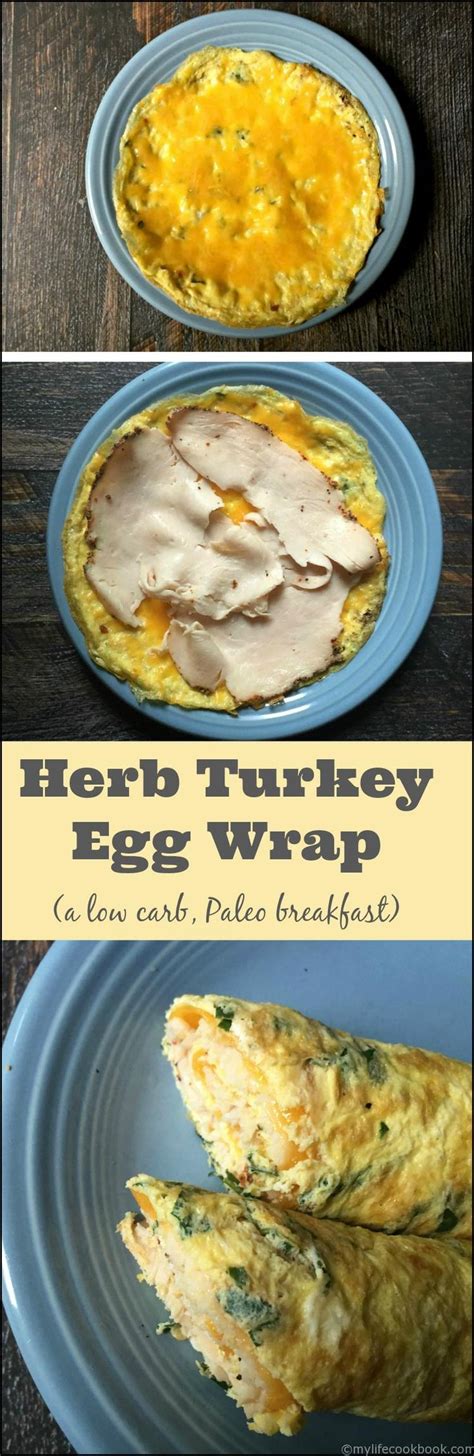 This is a delicious low carb or Paleo breakfast. Making the wrap of