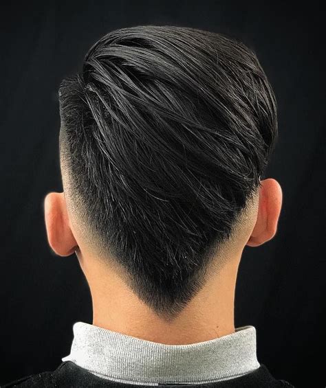 Hot V Shaped Neckline Haircuts For An Unconventional Man Low Fade Haircut Fade Haircut