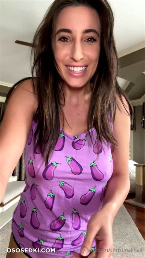 Christina Khalil Sexy Eggplant Outfits Try On Nude Photos