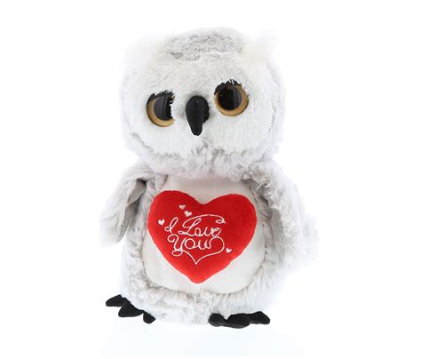 Super Soft Plush Dollibu Owl I Love You Valentines Plush