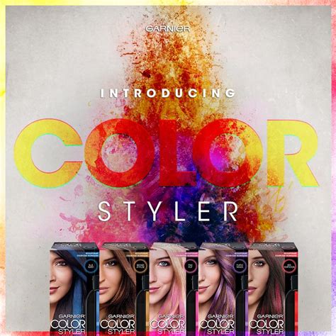 Color Styler Semi Permanent Wash Out Hair Color Garnier Hair Color Wash Out Hair Color