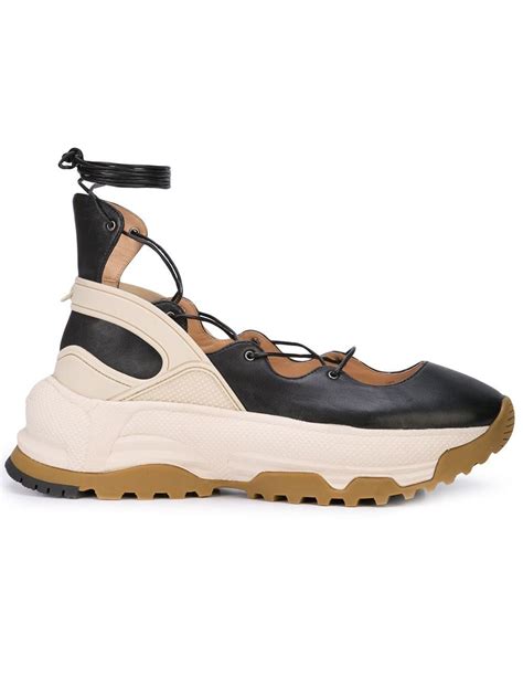 Standard couch seat height should be no lower than about 17 inches. Coach platform ballerina sneakers - Black | Stylish ...