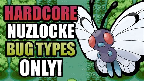 Pokémon Firered Hardcore Nuzlocke Bug Types Only No Items No Overleveling Youtube