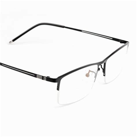 Reven Jate Ej8606 Spectacles Titanium Eyeglasses Frame For Men Eyewear Half Rim Glasses With 2