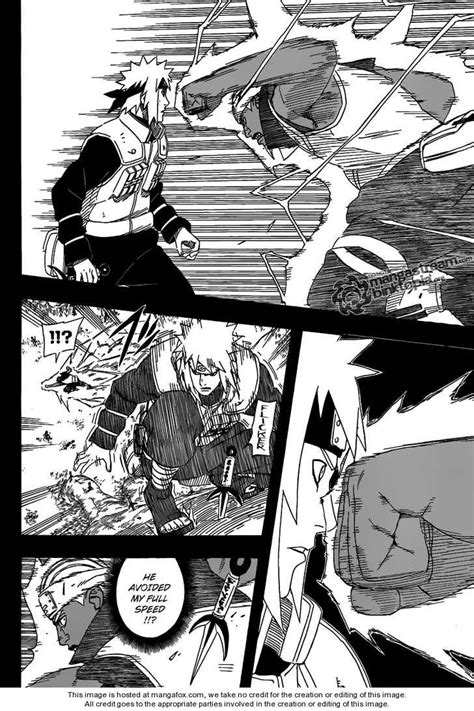 Minato Vs Obito Manga Panel