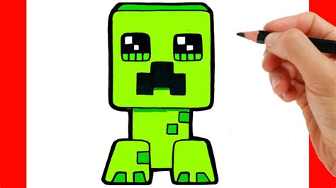 How To Draw Crepper From Minecraft Como Dibujar Minecraf Como