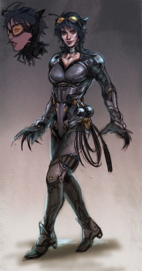 Artstation Catwoman Suit Idea