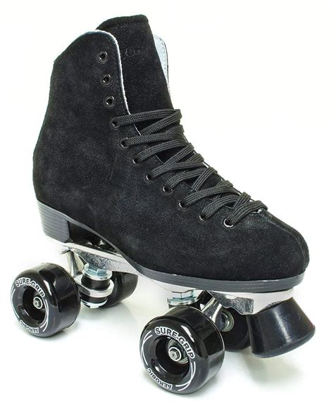 Black Sure Grip Aerobic Outdoor Skate Package Planet Roller Skate In