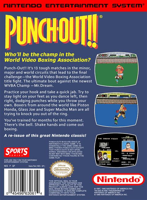 Punch Out 1990 Images Launchbox Games Database