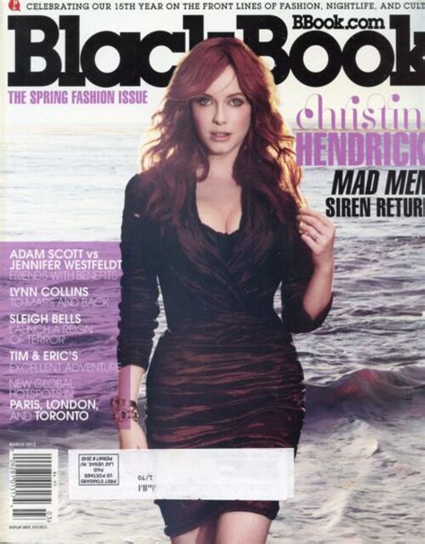 Christina Hendricks Blackbook Magazine 2012 New Unread Ebay
