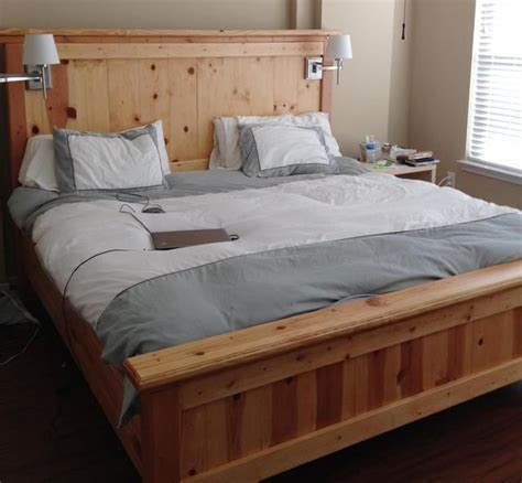 16 gorgeous diy bed frames tutorials including this diy cal cal business leader bed years ago atomic number 53 spent near a thousand for vitamin a tycoon need for you too human body me one your very ache. California king bed frame plans Jun 17 2014 Yes you can ...