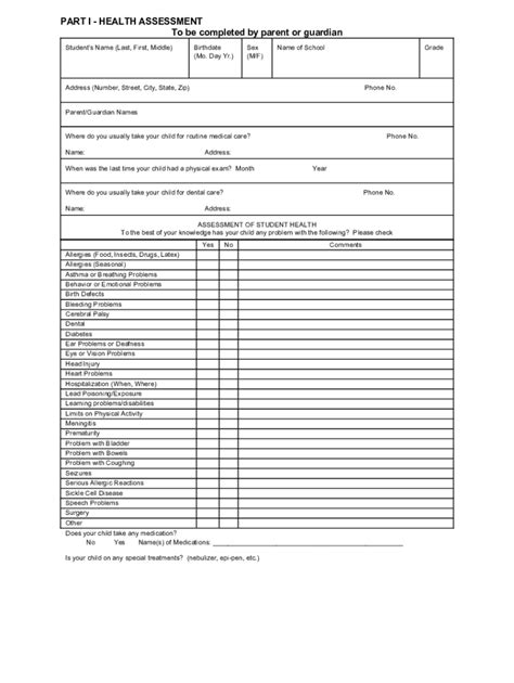 Physical Form For School Fill Out And Sign Online Dochub