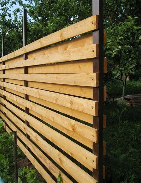 Rather than constructing the entire fence one board at a time, build the panels then attach them to the fence posts. 29+ Cheap and Easy DIY Fence Ideas For Your Backyard, or ...