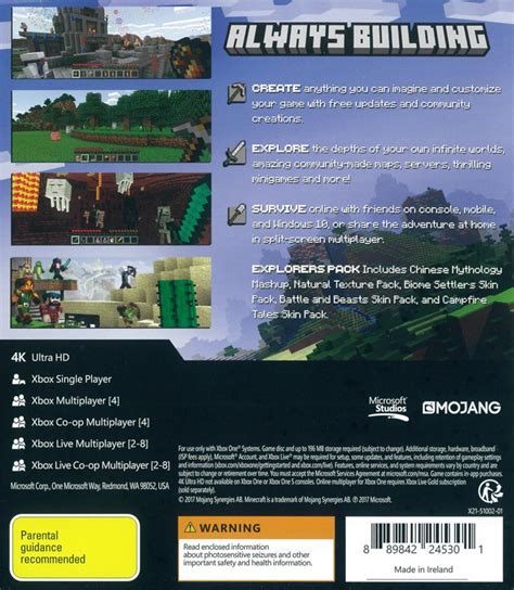 Minecraft Cover Or Packaging Material Mobygames