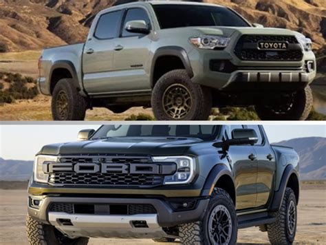 Toyota Tacoma Vs Ford Ranger Compare Midsize Trucks Darcars Toyota